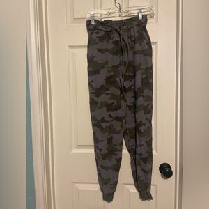 Purple/Green Camo Lulu Lemon Joggers
